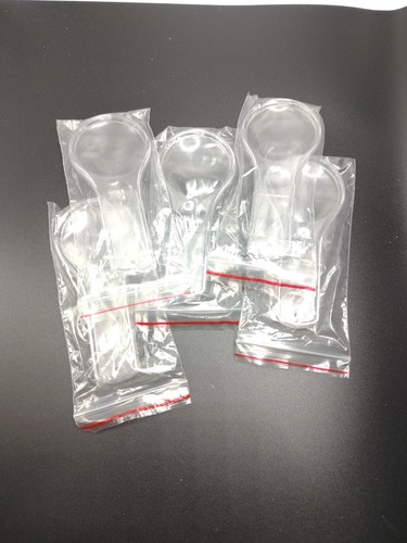 Small plastic handheld clear - 6,